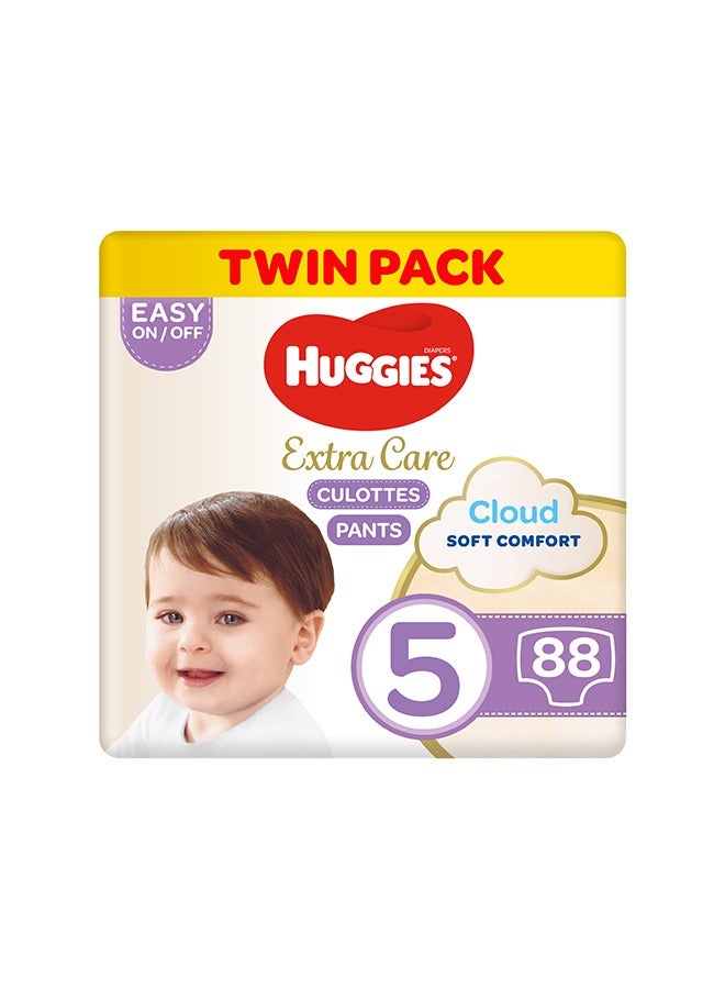 HUGGIES 88 Piece Extra Care Pants Size 5 Jumbo Pack - Image 1