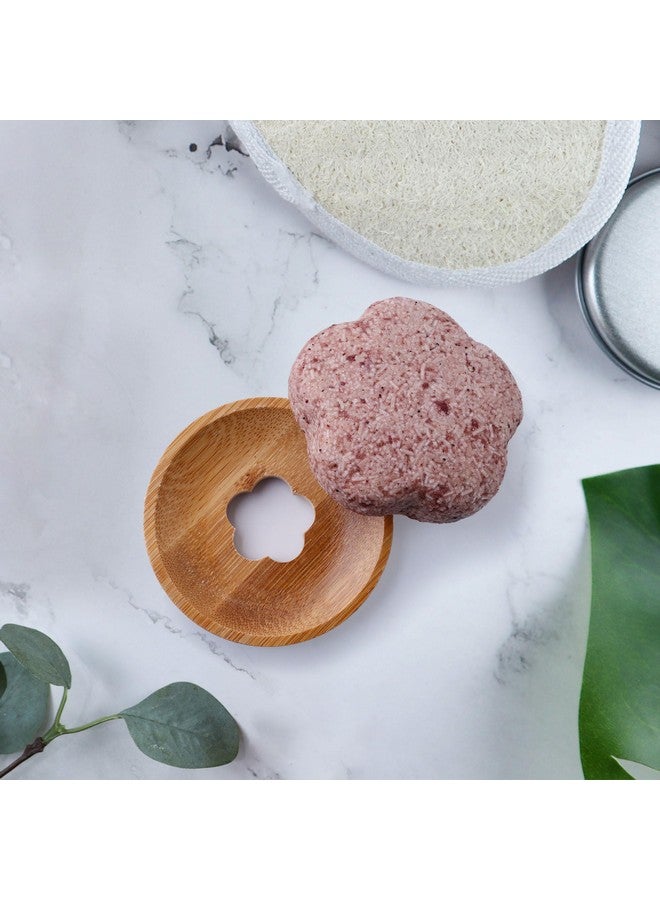 ورقية ألواح شامبو لنمو الشعر، لوح شامبو صلب للشعر الجاف والتالف، لوح شامبو مع حامل، ترطيب عميق، إعادة التوازن، خالٍ من الكبريتات، طبيعي، مستدام، نباتي، توازن درجة الحموضة، صفر نفايات - Image 2