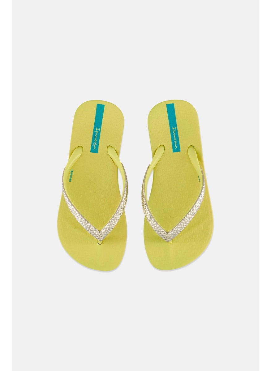 Ipanema Kids Girl MeshIII Slip On Slippers, Yellow  - Image 3