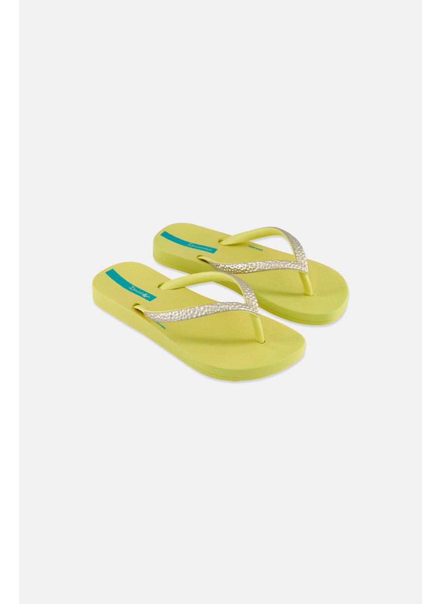 Ipanema Kids Girl MeshIII Slip On Slippers, Yellow  - Image 1
