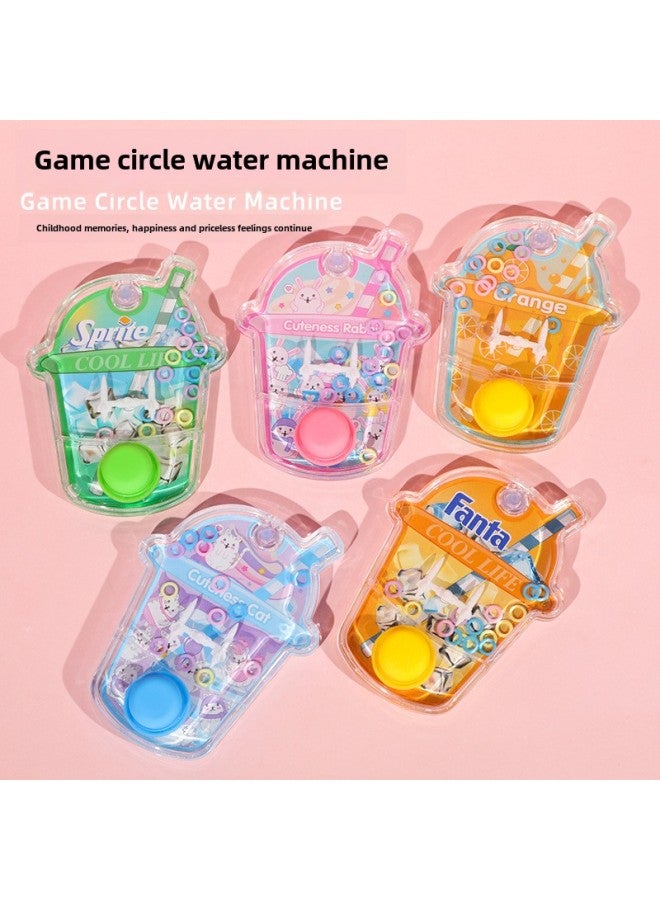 Stall Educational Toys Ring Water Machine 80 S Nostalgic Toys Childhood Memories Water Ring Game Machine-Specifications:Fruit Style (random Color)  - Image 2