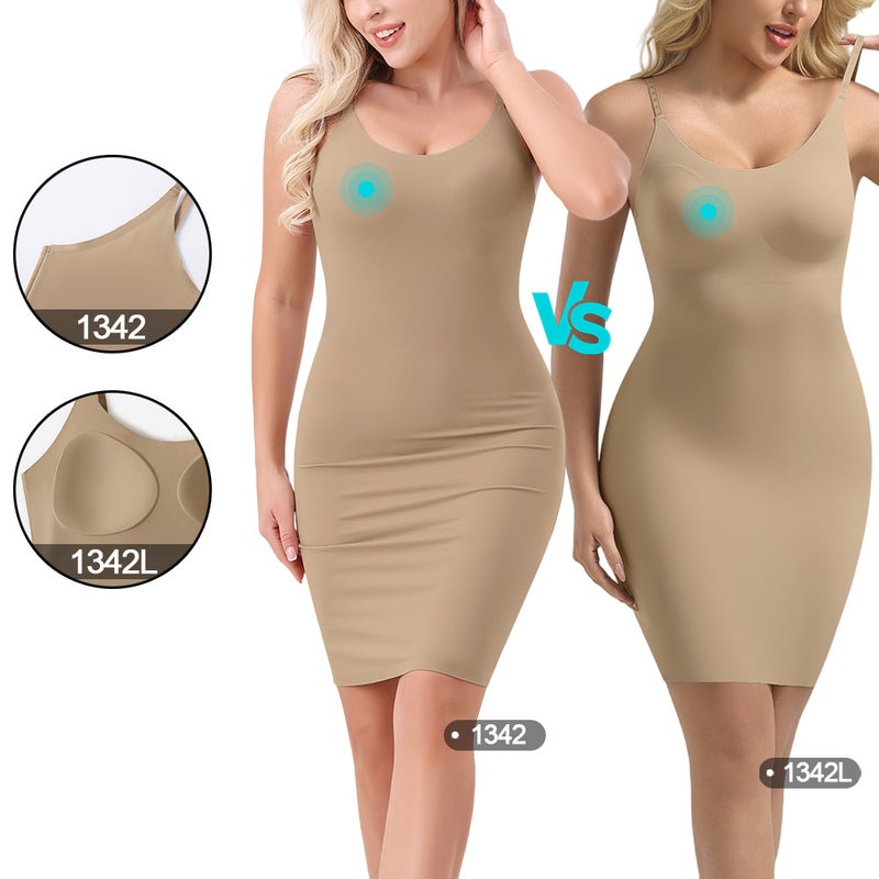 Zhanrun Specializes In Body Shaping Garments, Seamless Suspenders, V Neck, Light Shaping, Tummy Control, Butt-Covering Dress, Waist Tightening, Export - Image 4