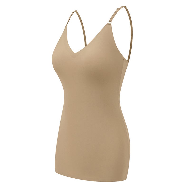 Zhanrun Specializes In Body Shaping Garments, Seamless Suspenders, V Neck, Light Shaping, Tummy Control, Butt-Covering Dress, Waist Tightening, Export - Image 1