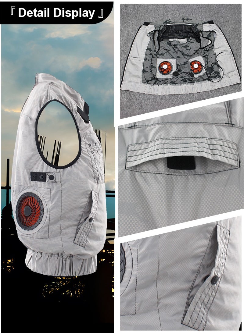 Zuolaya - Fan Vest Wearable Air Conditioned Clothes, Cooling Vest for Men Women - Image 1