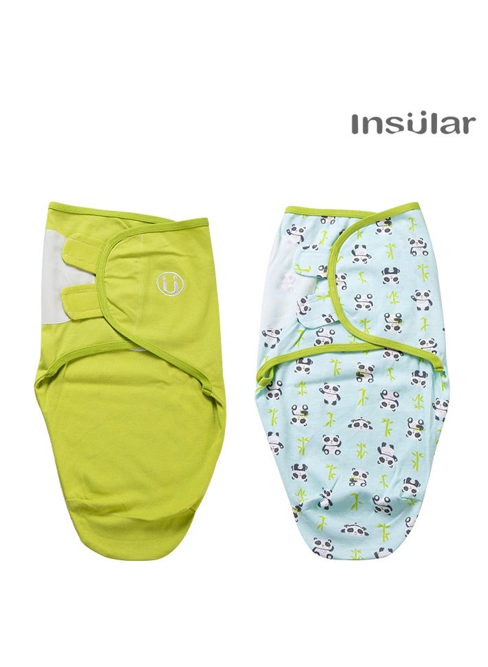 انسولار 2 مجموعات من شرنقة نوع القطن وشاح مريح للأطفال