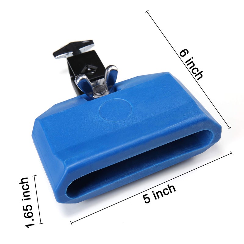 TDOCK Jam Block, Blue Musical Percussion Block, Latin Drum Instrument, Plastic - Image 2