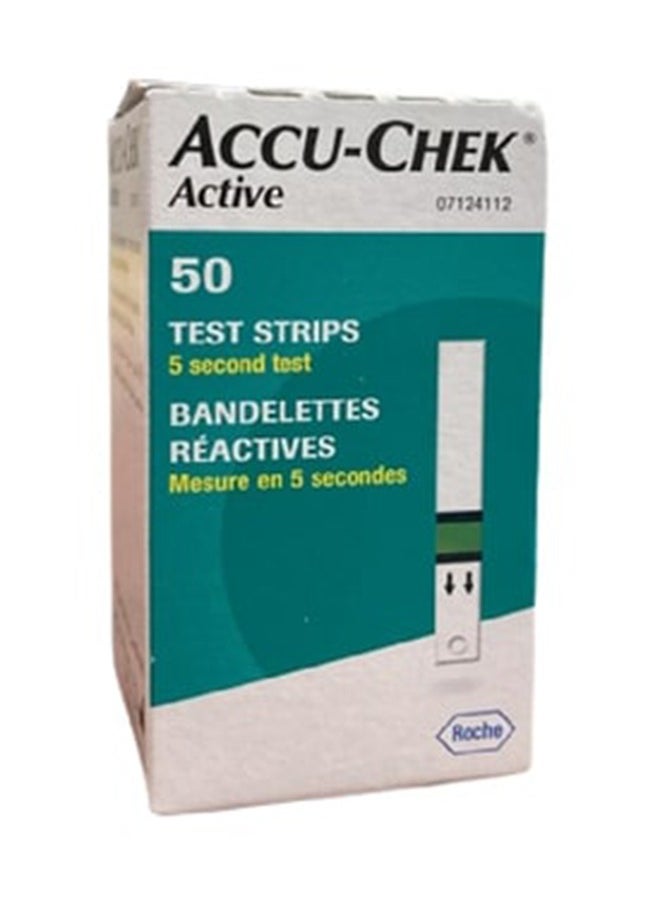ACCU-CHECK ACTIVE - ACCU-CHEK Active Blood Glucose Monitoring System With 100 Test Strips - Image 1