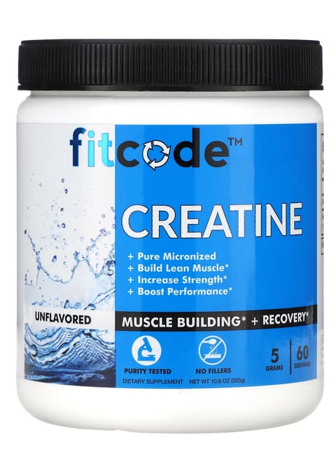 Creatine, Unflavored, 5 g, 10.6 oz (300 g)
