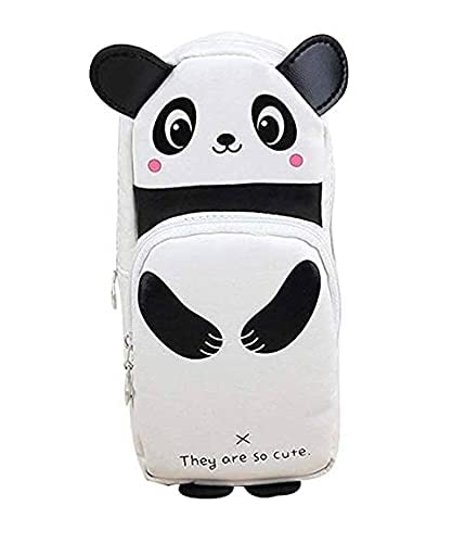 Trusmile Pencil Bag Kids School Panda Shape Pencil Case Large Capacity Students Cute Pen Holder Bag - Image 5