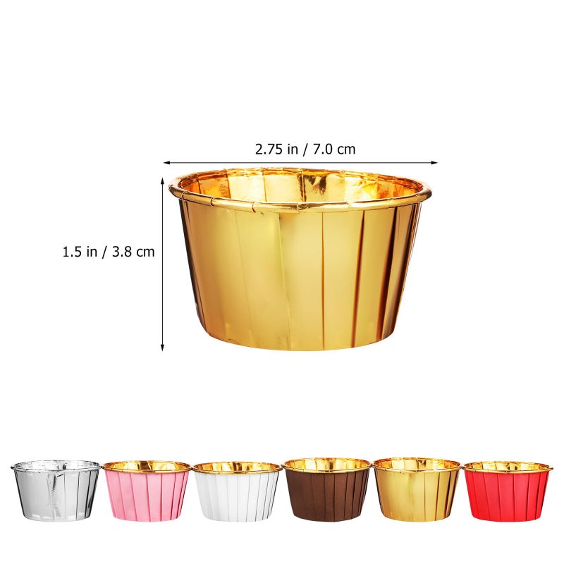 300 Pcs Heat Resistant Oil Proof Paper Baking Cups and Muffin Liners for Home Party Use - Image 3