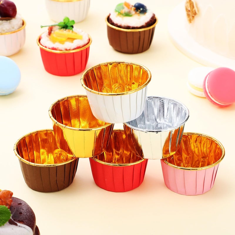 300 Pcs Heat Resistant Oil Proof Paper Baking Cups and Muffin Liners for Home Party Use - Image 4