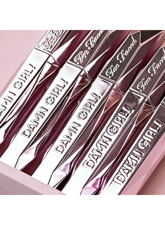 Too Faced Damn Girl 24-Hour Mascara | Volumizing, Lengthening + Curling for Smudge-Resistant Lashes black - Image 2