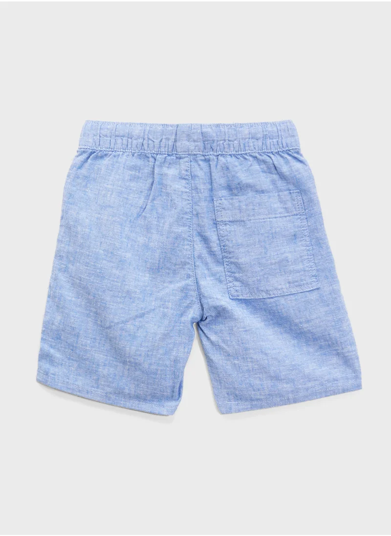 اتش اند ام Linen-Blend Shorts
