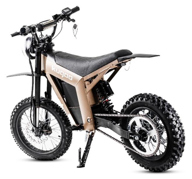 KUGOO Wish 01 EV Dirt Bike Scooter Off Road, Powerful 48V/21AH Battery, 3000W Motor, 3 mode speed (20-35-50) km/h, with Hydraulic Brakes, Maximum range is 40-50 km and charging time 7-8 h - Image 1
