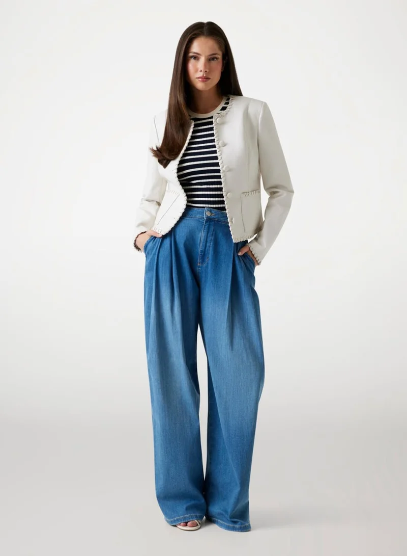 GUESS Leontine Embro Stitch Cardigan