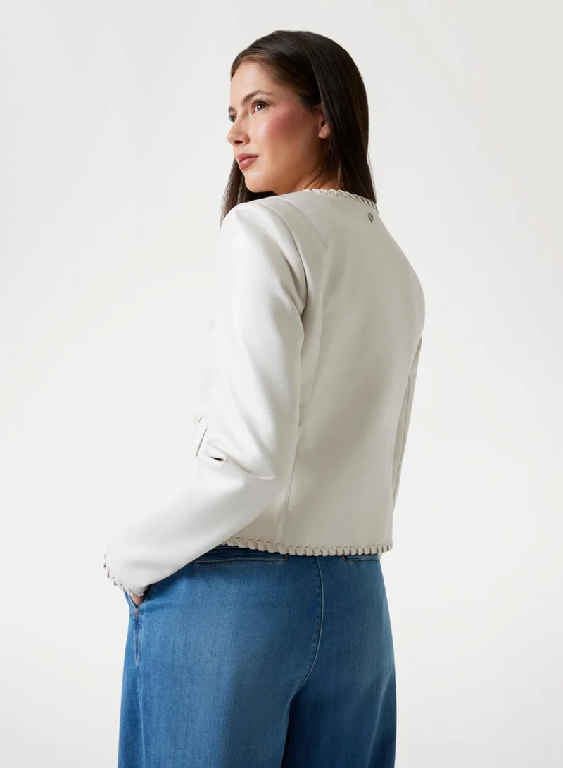 GUESS Leontine Embro Stitch Cardigan