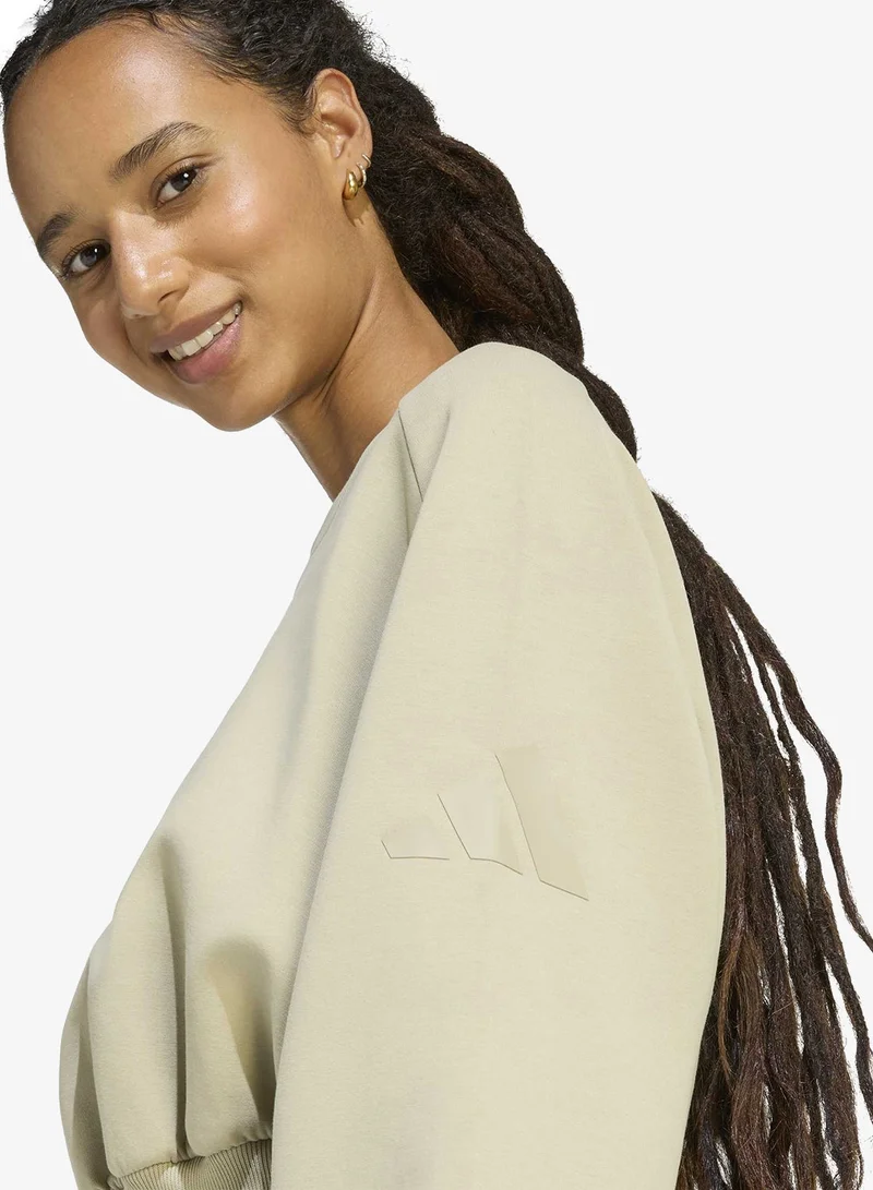 Adidas WOCA Soft Lux Loose Sweatshirt for Women | Best Price UAE