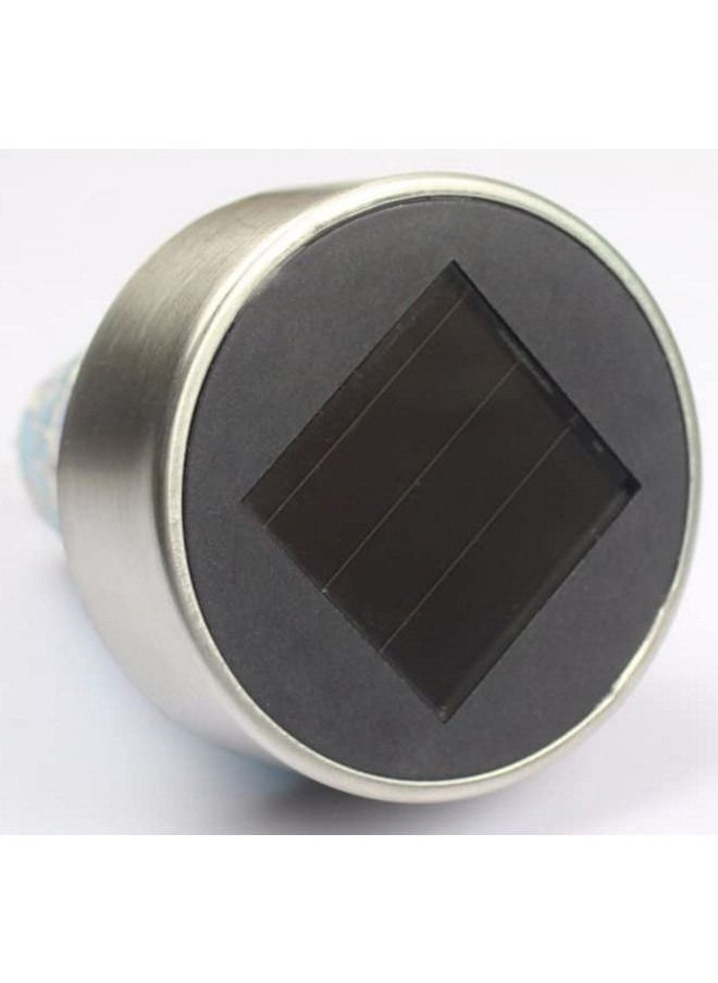 Cordova Solar Garden Lawn Light - Outdoor Waterproof Stainless Steel Courtyard Decoration Garden Light - Solar Stained Glass Mosaic Solar Light Perfect for Landscape Garden Sidewalk Road Lawn Deck  - Image 5