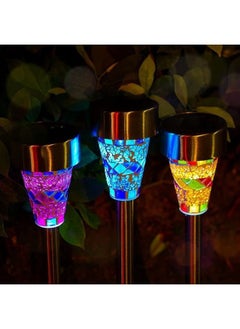 Solar Garden Lawn Light - Outdoor Waterproof Stainless Steel Courtyard Decoration Garden Light - Solar Stained Glass Mosaic Solar Light Perfect for Landscape Garden Sidewalk Road Lawn Deck - pzsku/ZDF804B9B613E8D4D3F07Z/45/_/1658146364/ce6093ce-fb0c-4bc4-b2c4-9764b7277545