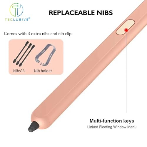 T Teclusive Smart Stylus Pen Compatible for Galaxy Fold 6 / Fold 5 | Pen Tip Stylus for Z Fold 6/5 | Extra Nibs with Tool | Supports on Inside Big Screen only | No Charging Required - Image 4