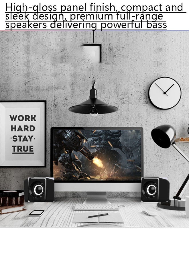 نيوترل مضخم صوت بلوتوث منزلي، نظام مكبرات صوت للكمبيوتر، يوفر صوتًا عالي الدقة وكامل النطاق مع خرج صوت قوي. يتميز بخيارين للاتصال: بلوتوث وسلكي. مثالي للألعاب وإعدادات السينما المنزلية والتجمعات المسائية والمزيد. (أسود) - Image 2