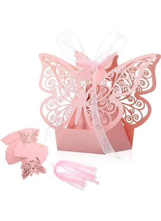 50 Pcs Candy Boxes - Butterfly Laser Cut Favor Boxes with Ribbons - Cute Chocolate Box for Wedding Girl Bridal - Birthday Party Baby Shower - Favors Decoration Supplies - Pink - pzsku/ZDF807F6178CEB2D75BDCZ/45/_/1689315129/00bbae99-81c0-4ed4-b31f-1bfbe228c823