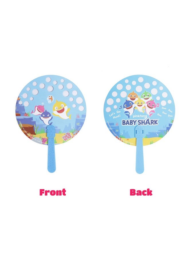 Bubble Magic Fan Bubs Baby Shark, Bubble Solution with Hand Fan for The Kids 3 Years and Above, Multicolor, (FB50005) - Image 3