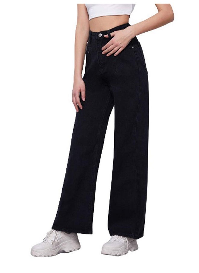 Kotty KOTTY Womens High Rise Cotton Lycra Jeans(Black,30)  - Image 4