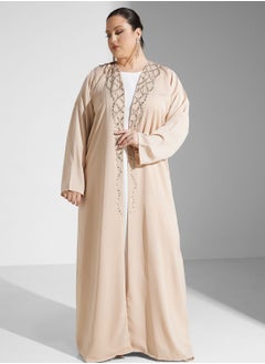 Plus size embellished detail abaya with sheila - pzsku/ZDF80A430E7620FCF8441Z/45/_/1706559752/e537e7be-d490-43dc-8d23-62e72df50416