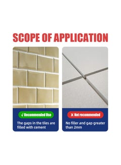 SYOSI 6PCS White Tile Paint Marker, Grout Pen Waterproof Grout Colorant Grout Sealers Pen Quick Dry Grout Pen Wall Grout Pen Floor Grout Pen Grout Stain Pen Grout Reviver Pen for Kitchen Bathroom Wall Floor  - Image 5