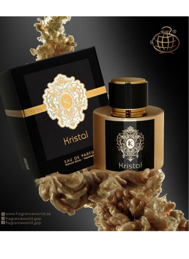 Fragrance World - Kristal Edp Parfum 100 ML By Fragrance World - NEWEST RELEASE - Image 1