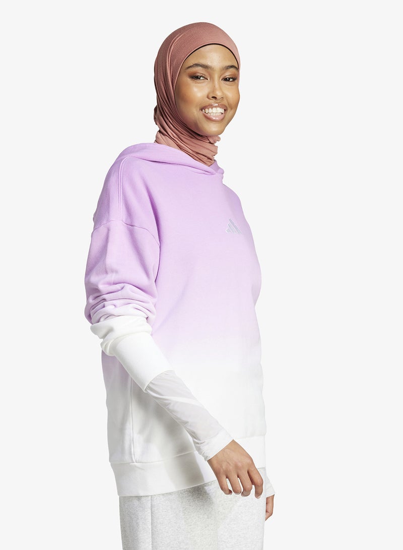 اديداس هودي فضفاض مصبوغ بالتدريج لجميع المواسم - Image 4