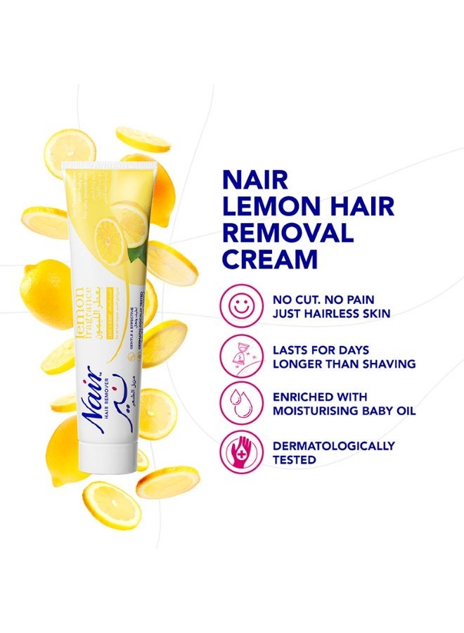 نير عبوتان كريم نير لإزالة الشعر بزيت الأطفال والليمون، ١١٠ غرام - Image 4