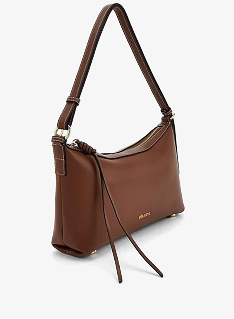 Celeste TAN Solid Shoulder Bag With Adjustable Strap for Women | Best Price UAE