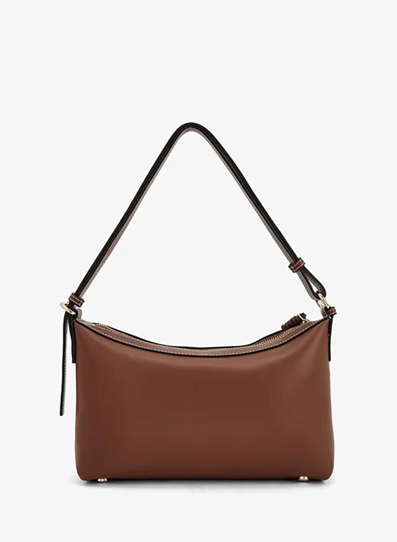 Celeste TAN Solid Shoulder Bag With Adjustable Strap for Women | Best Price UAE