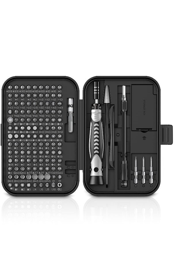 130 in 1 Precision Screwdriver Set, Screwdriver Bit Sets Mini Screwdriver Set with Portable Case, DIY Repair Tools Kit for iPhone Laptop PC Watch Glasses and Other Electronics - Image 1