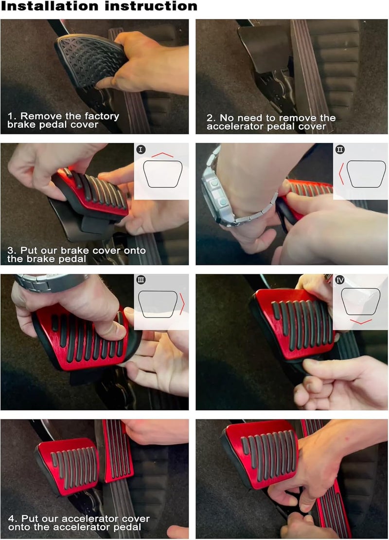 CKE Aluminum Sporty Car Pedals for Toyota Camry 2025 - Image 4