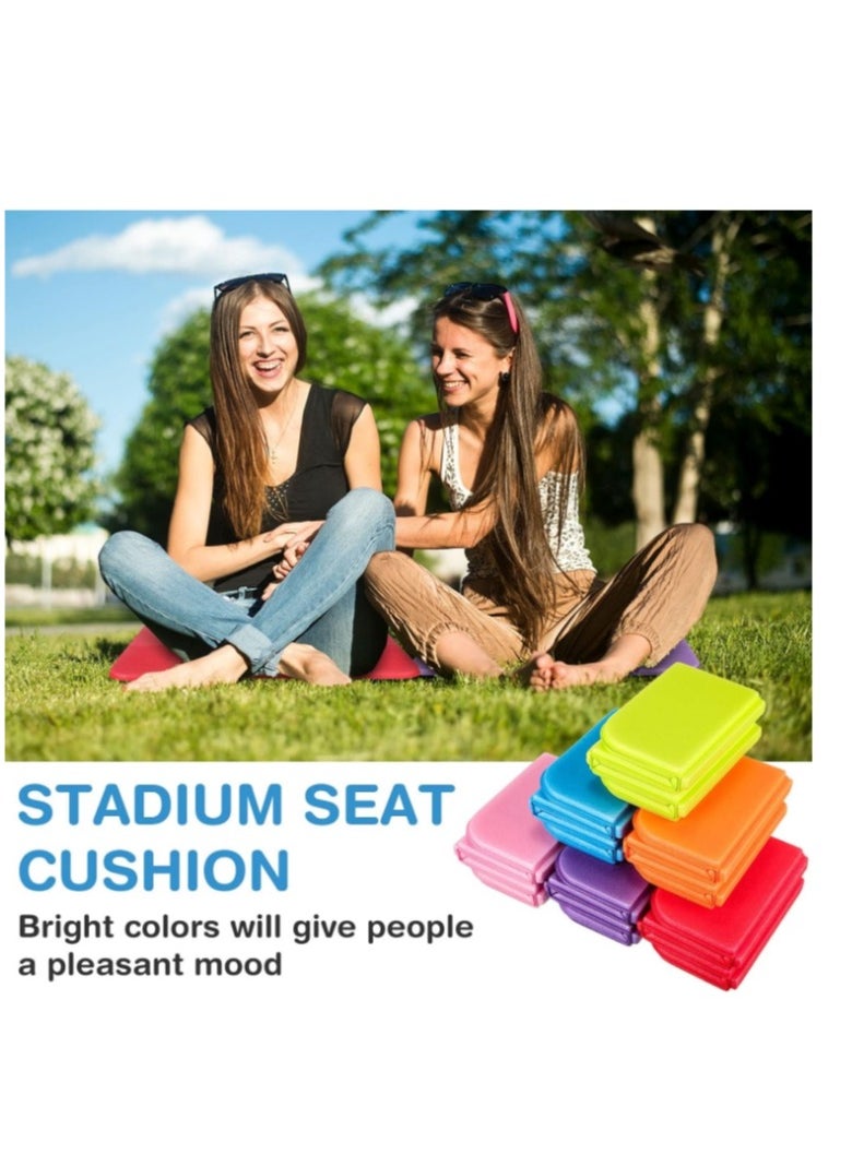 OASIS-TH Portable Foldable Cushion Seat, Lightweight Waterproof Foam Pad For Outdoor Activities, Stadium Seating, Hiking, Backpacking, and Picnics Yellow color  - Image 2