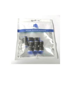 Generic PU Pipe Fittings Polyurethane Pneumatic Pipe Push in to Connect Fittings Reducer Socket Pack of 5, 8x6mm  - Image 2