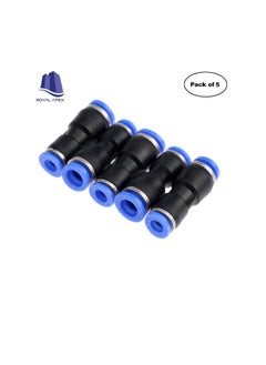 Generic PU Pipe Fittings Polyurethane Pneumatic Pipe Push in to Connect Fittings Reducer Socket Pack of 5, 8x6mm  - Image 3