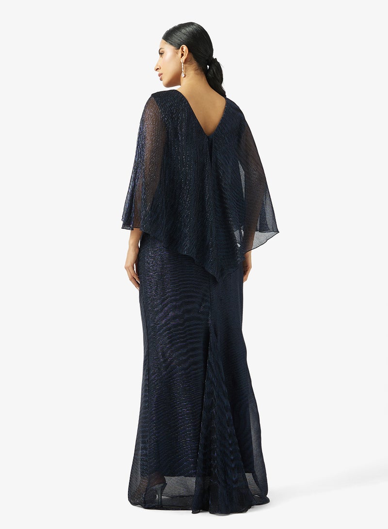 Khizana Shimmer Ruched Dress - Image 2