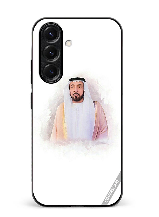 VR CREATIVE Protective Case Cover For Samsung Galaxy S25 Plus Sheikh Khalifa Bin Zayed Bin Sultan Al Nahyan Design Multicolour