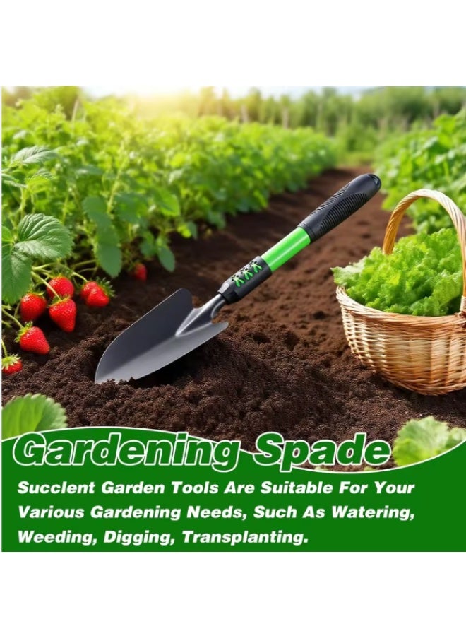 اجز مجرفة حدائق قوية بمقبض خشبي وقبضة على شكل حرف D – مناسبة للحفر والزراعة والاستخدام الخارجي - Image 4