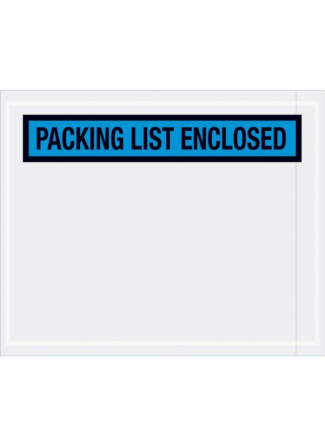 Blue Panel Face Adhesive Side Loading Packing List Document Envelopes Packing List Enclosed 4 1/2 X 5 1/2 For Attaching Packing Slips To Packages Shipments And Mailings (Pack Of 1000) - pzsku/ZDF81266D4CCAFCBC2DC2Z/45/_/1720521082/f1020c08-7a4b-4339-bb66-d61daf052f5c