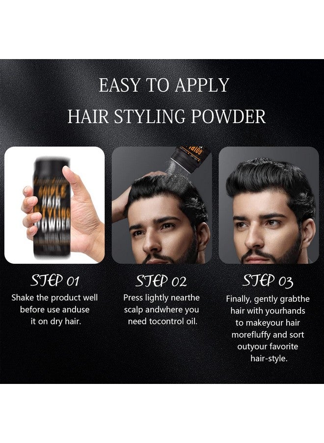 Hair Styling Power 1.05Oz Natural Look Styling Power For Men Volumizing & Texturizing Powder Flexible Hold Hair Powder For Men Easy To Apply Texture Powder With No Oil/Greasy/Residue