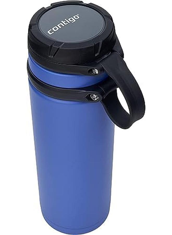 Contigo Fuse Stainless Steel Drinks Bottle 100 Percent Leakproof Large Water Bottle With Wide Screw Top Lid Keeps Drinks Cold For Up To 30 Hours Premium Outdoor Insulated Bottle 700 Ml - Image 3