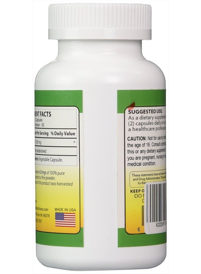 Biotech Nutritions غرافيولا 100% نقية غرافيولا 1300 ملغ لكل حصة 120 كبسولة لكل زجاجة (أنونا موريكاتا) - Image 3