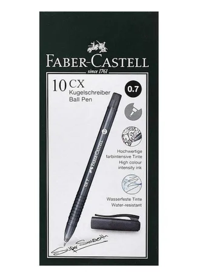 قلم حبر جاف -CX7 مم0.7- اسود - شد 10