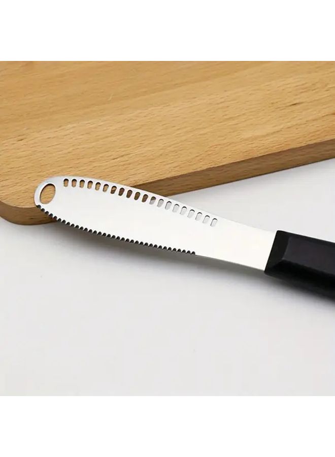 Black Stainless Steel Butter Knife 4pcs For Safe Spread Jam Cheese And Dessert Sandwiches - Image 4