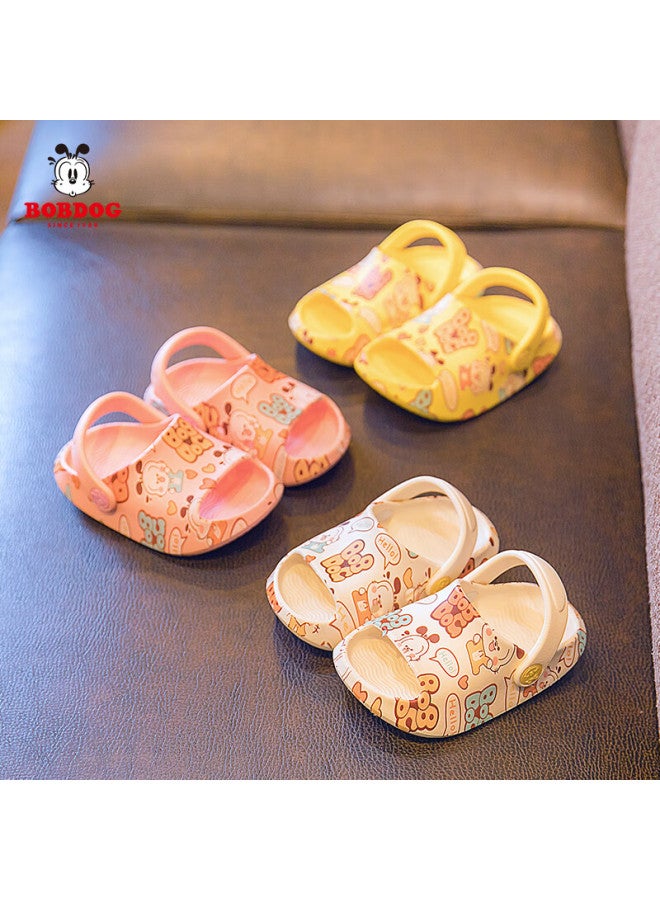 BOBDOG Babbudou Children's Slippers, Boys And Girls Crocs, Beach Shoes, Baby Sandals, Toddler Sandals For Summer, Shrimp Pink, Size 150 - Image 4